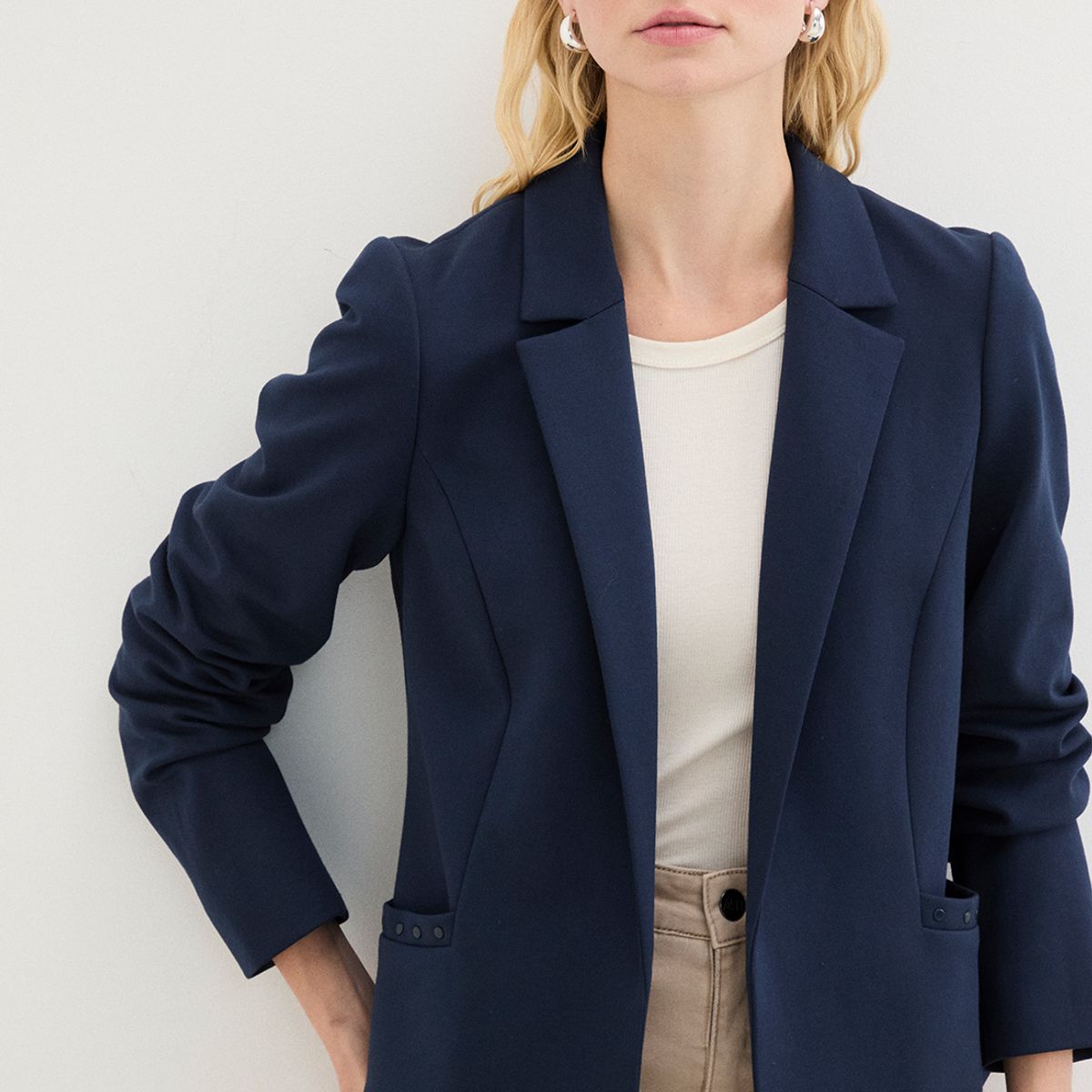 ASH - Blazer Azul Marino Mujer Ash