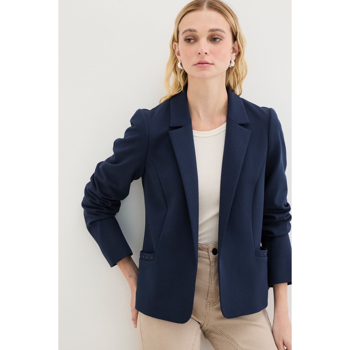 ASH - Blazer Azul Marino Mujer Ash