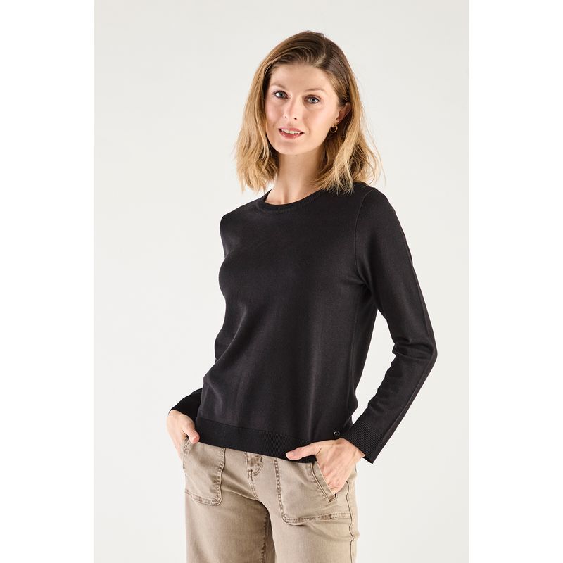 MA GRIFFE - Sweater Mujer Negro Magriffe