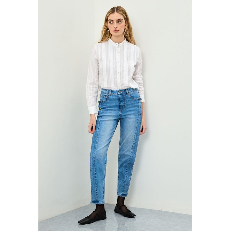 IO - Jeans Celeste Mujer Io