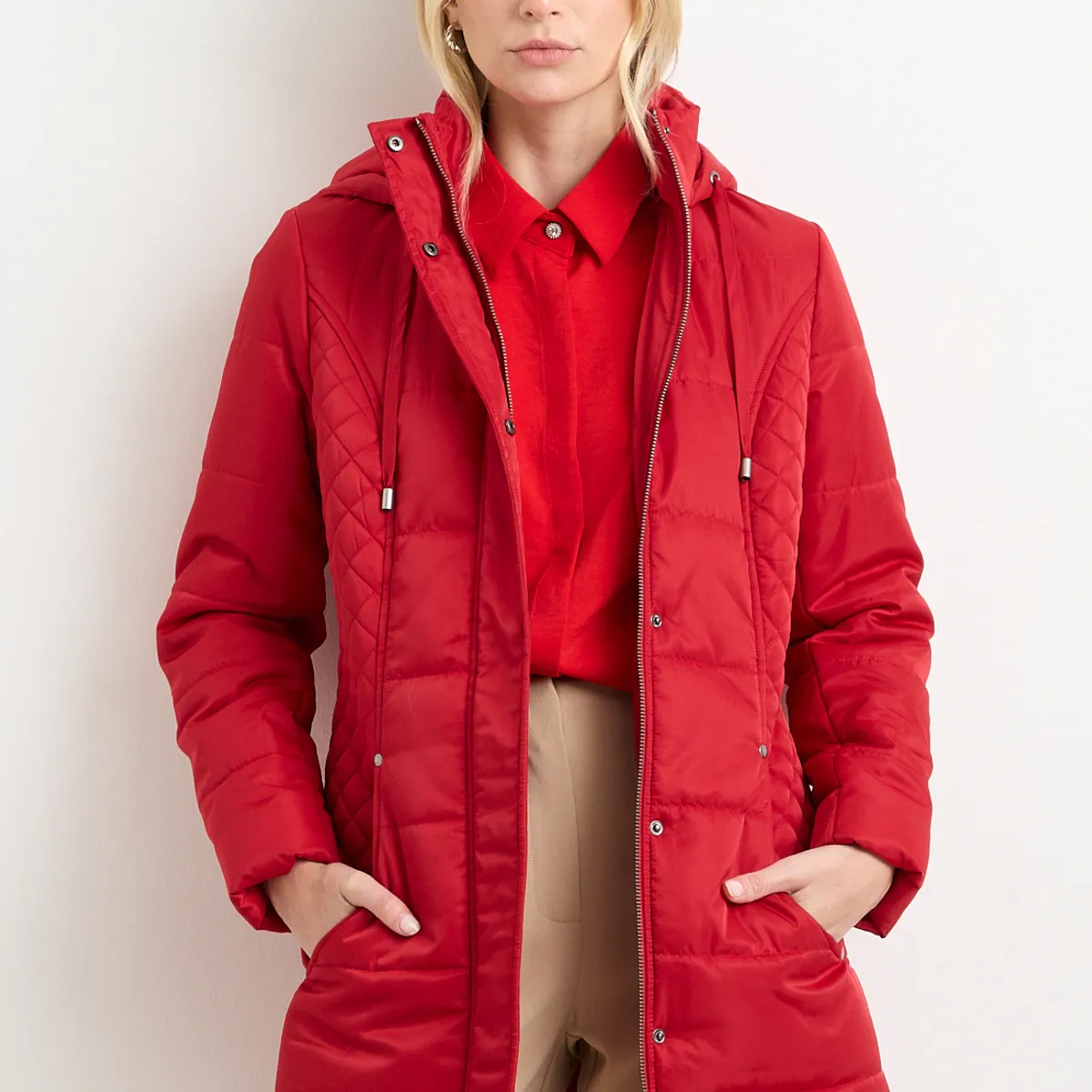 ASH - Parka Rojo Mujer Ash