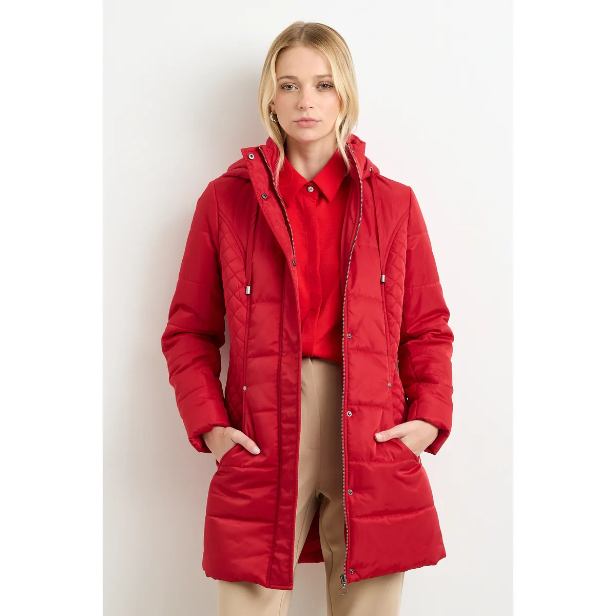 ASH - Parka Rojo Mujer Ash