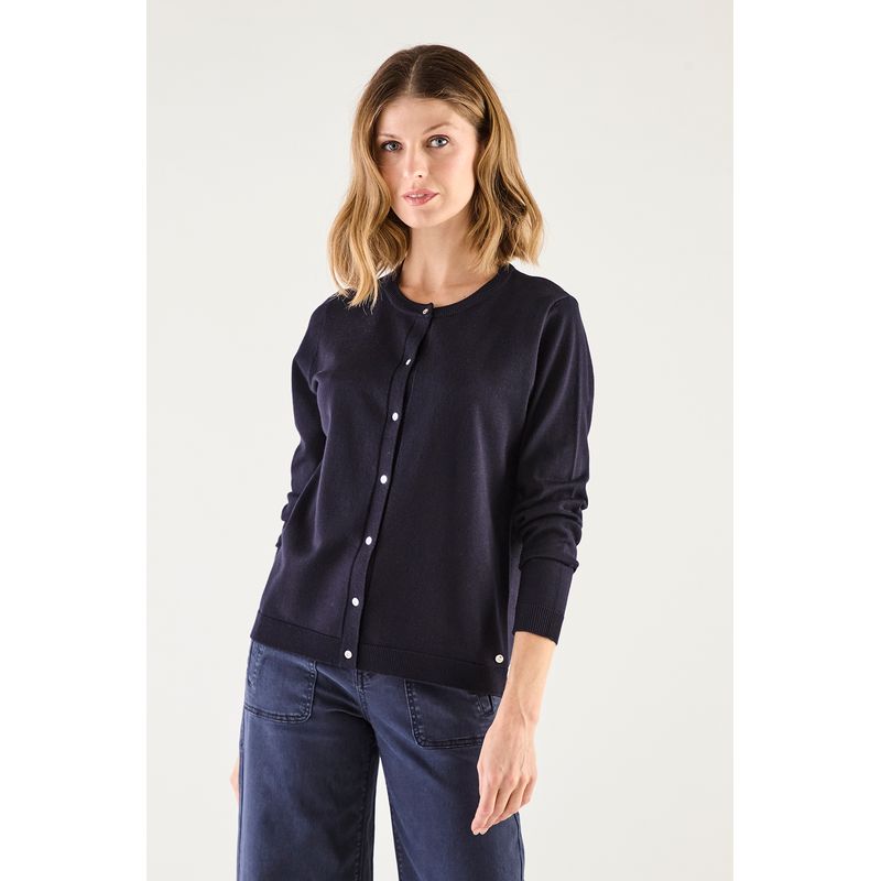 MA GRIFFE - Cardigan Mujer Azul Magriffe