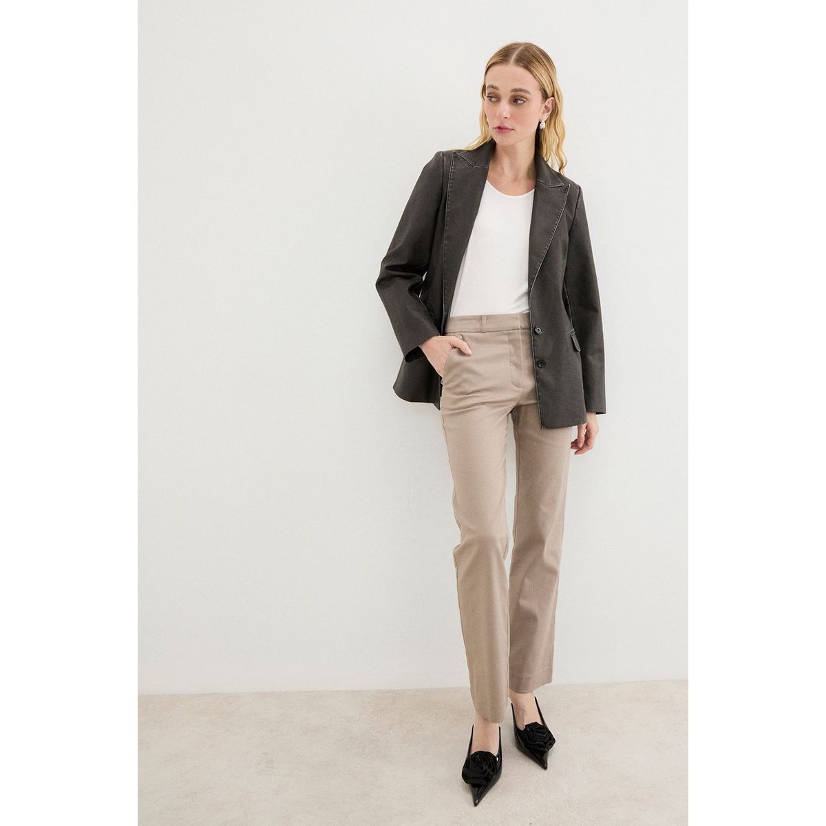 ASH - Pantalon Beige Mujer Ash