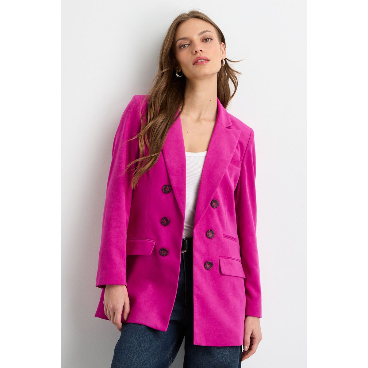 IO - Blazer Fucsia Mujer Io
