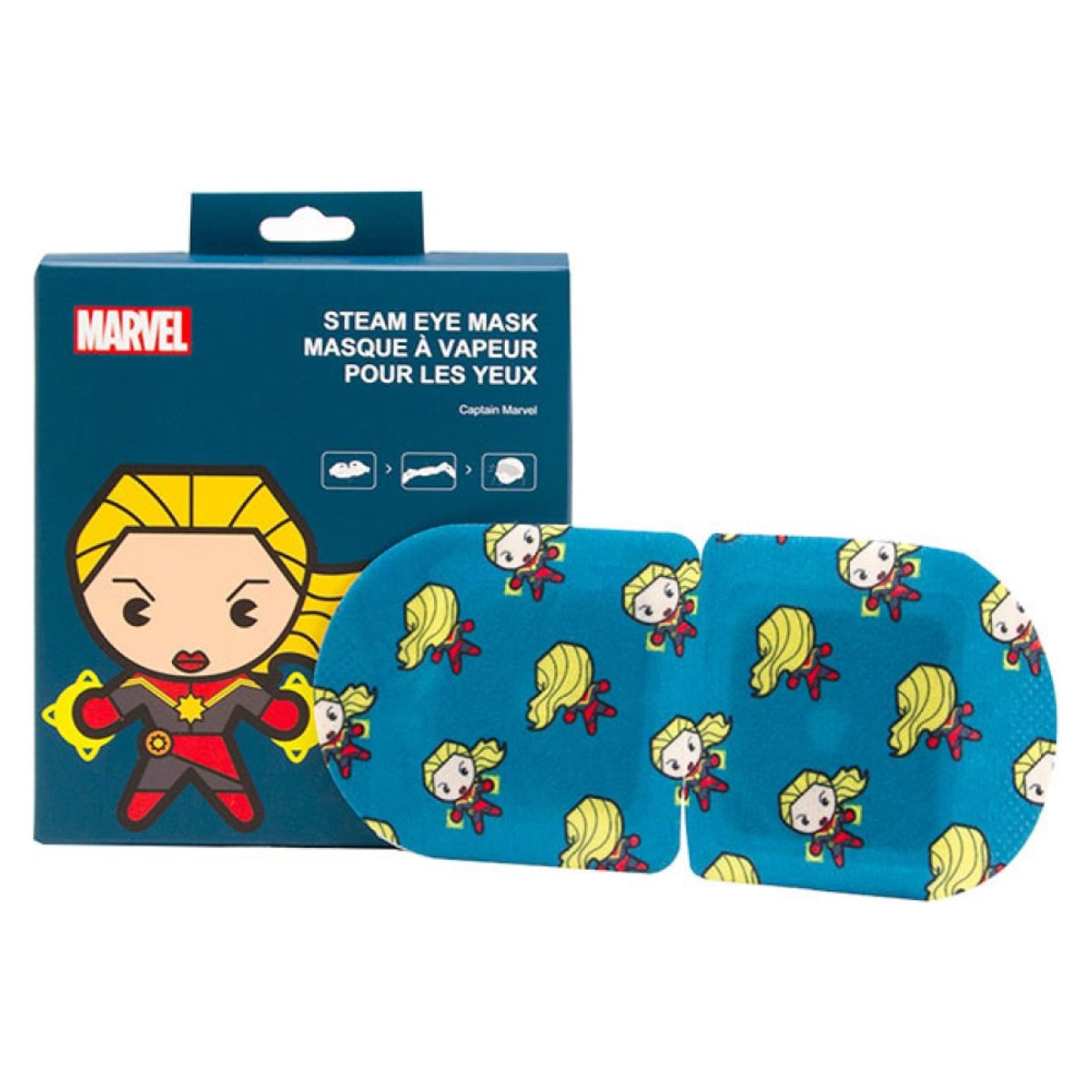 MINISO - Antifaz Termico Capitana Marvel - Marvel