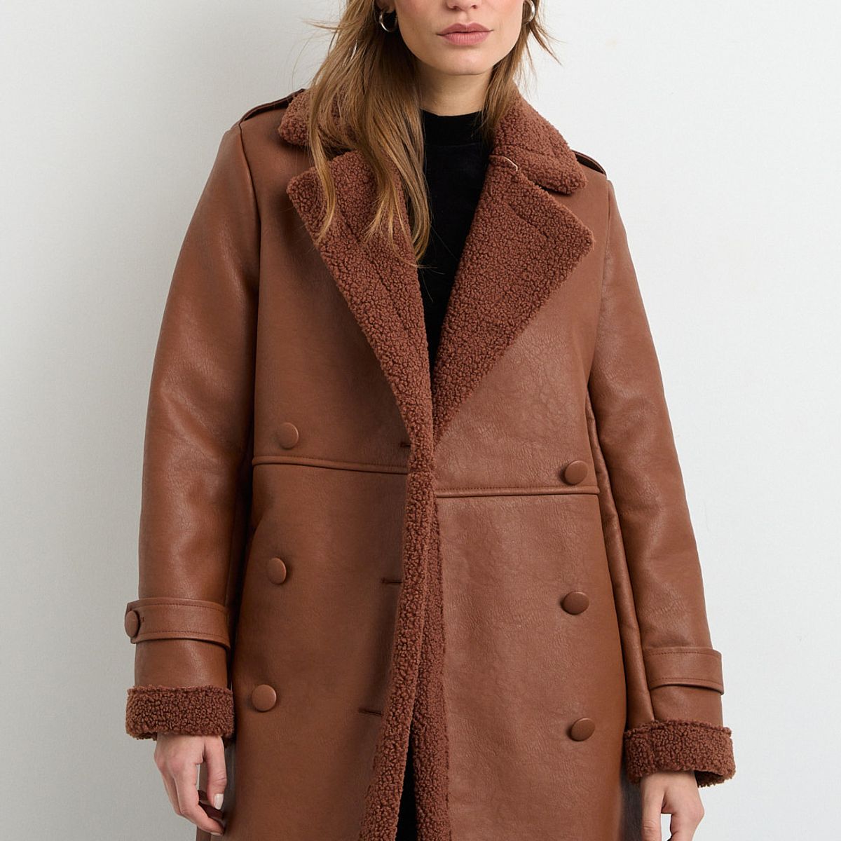 IO - Chaqueton Café Mujer Io