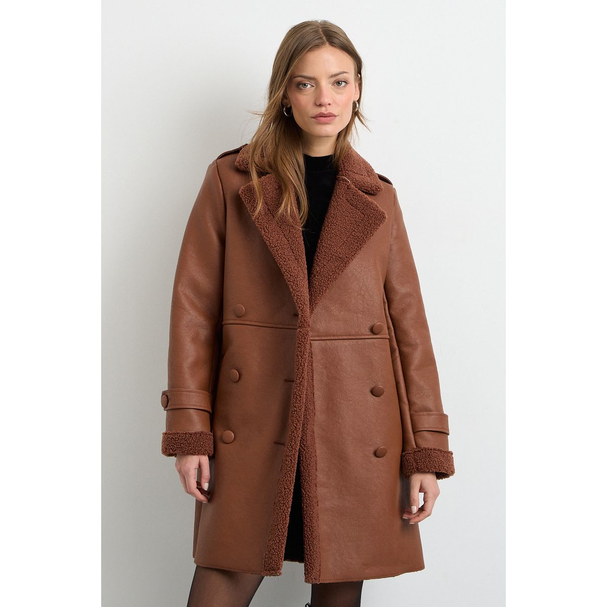 IO - Chaqueton Café Mujer Io