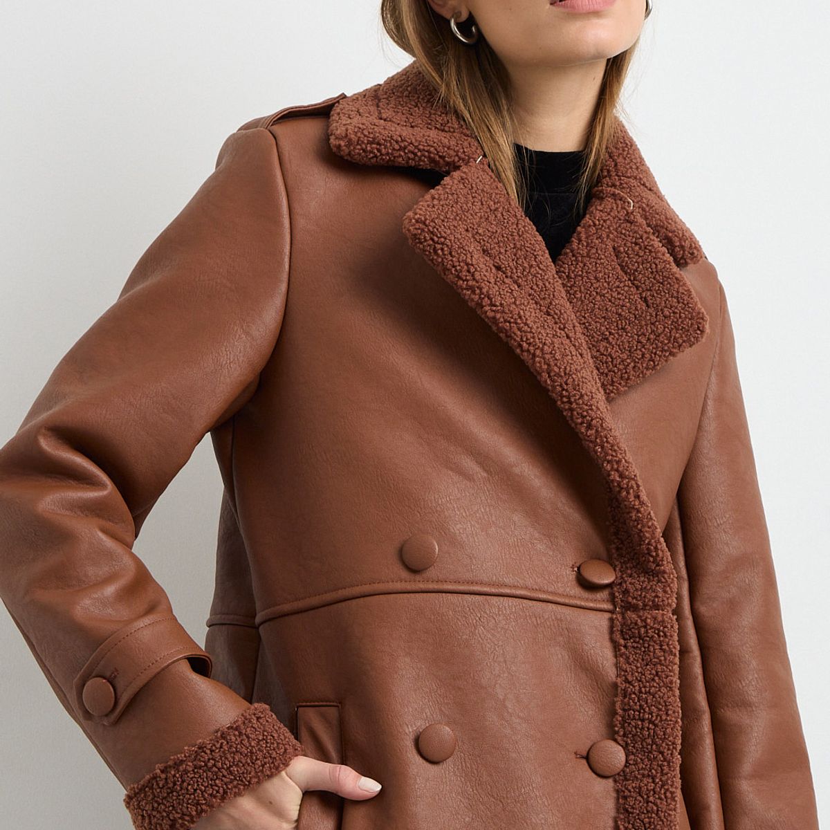 IO - Chaqueton Café Mujer Io