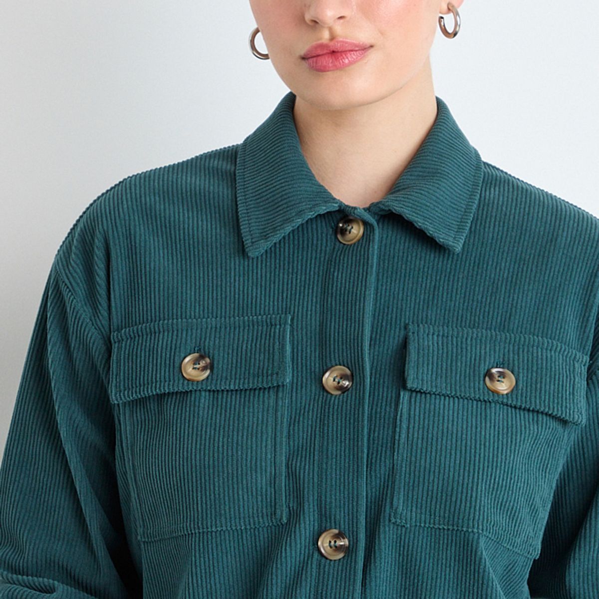 IO - Chaqueta Verde Agua Mujer Io