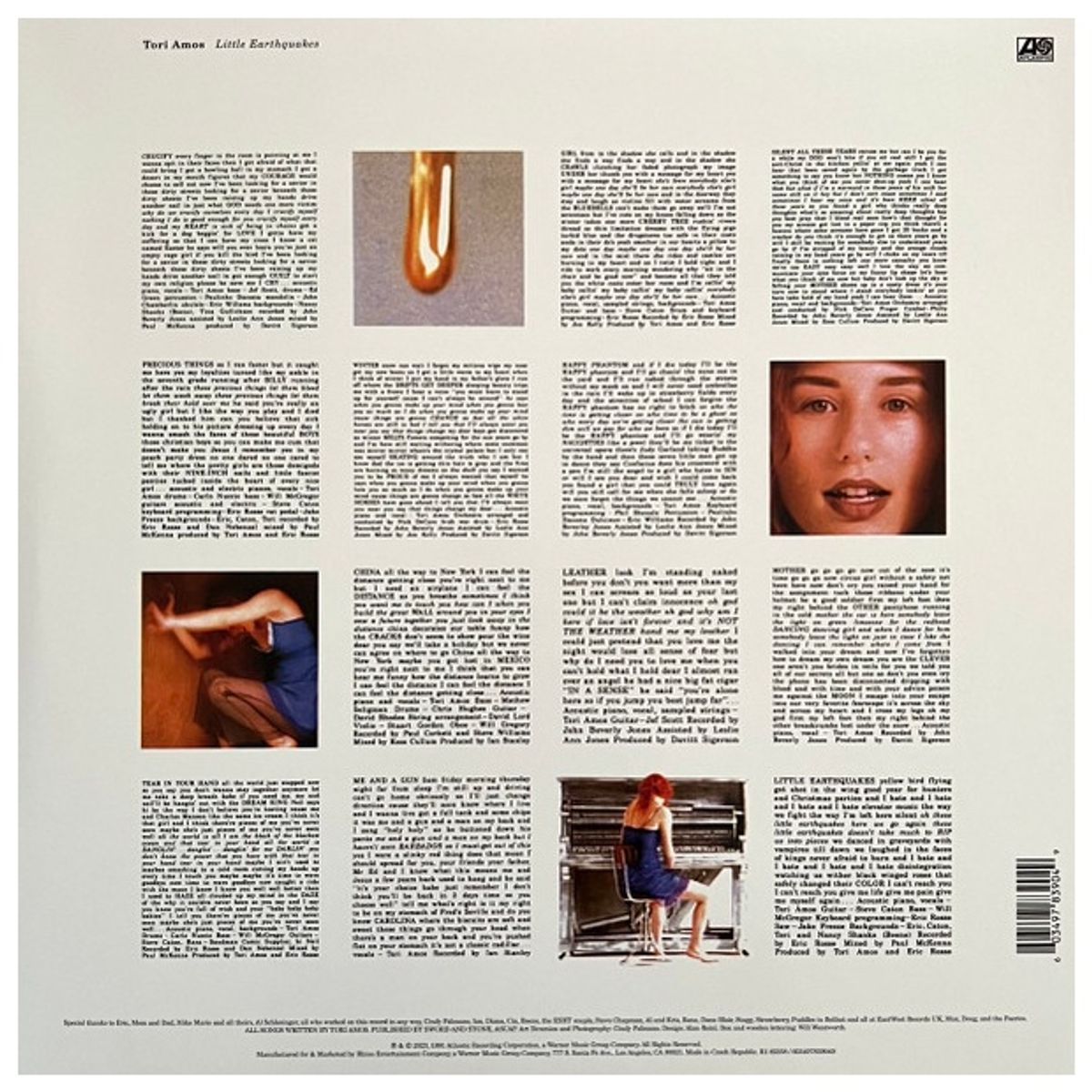 HITWAY MUSIC - TORI AMOS - LITTLE EARTHQUAKES 2LP COLA-BOTTLE CLEAR VINYL - VINILO