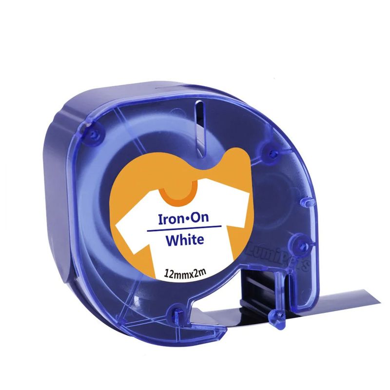 GENERICO - Cinta Estampa Tela tipo Letratag DYMO 12mm x 2m Azul 18773