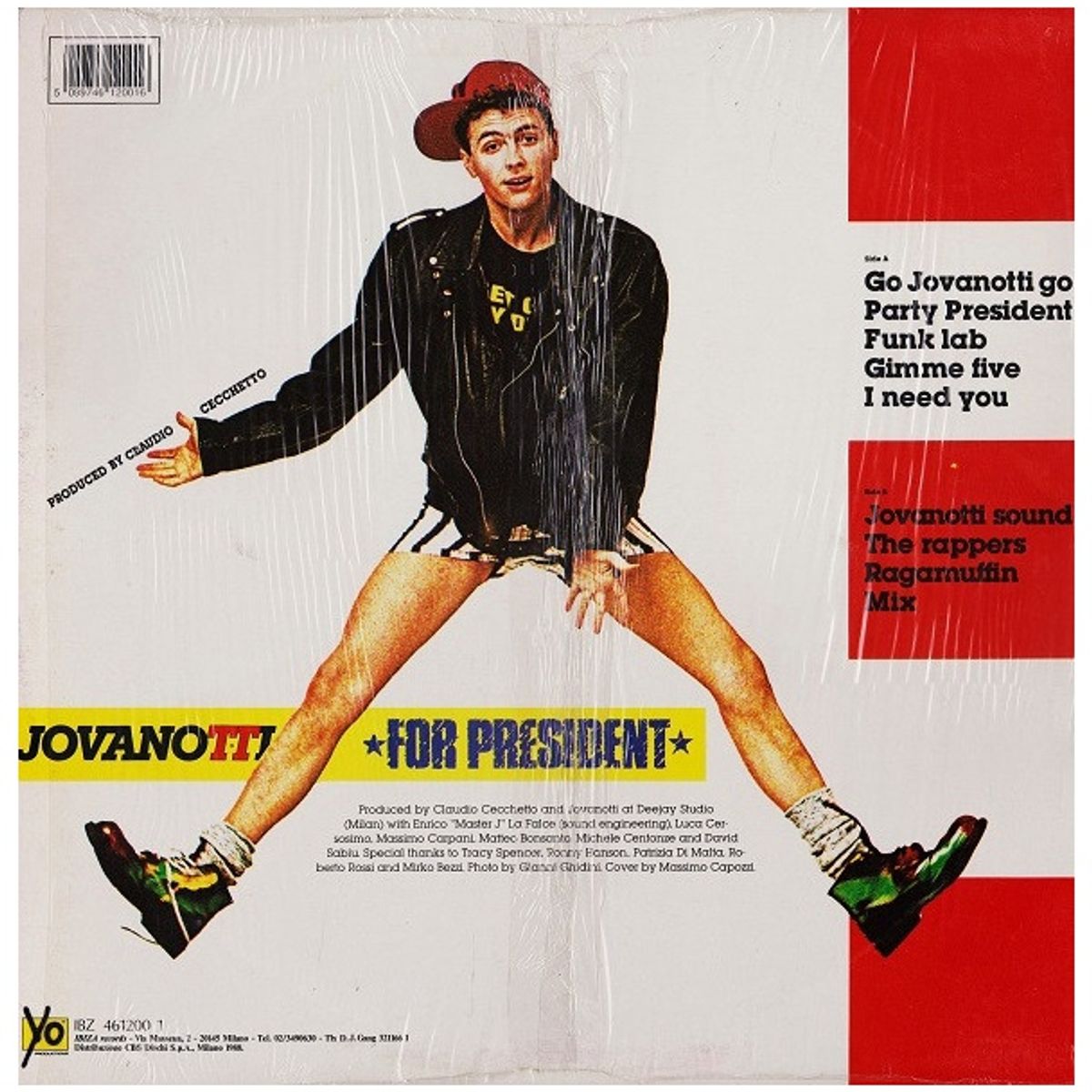 HITWAY MUSIC - JOVANOTTI - FOR PRESIDENT ITALY - VINILO