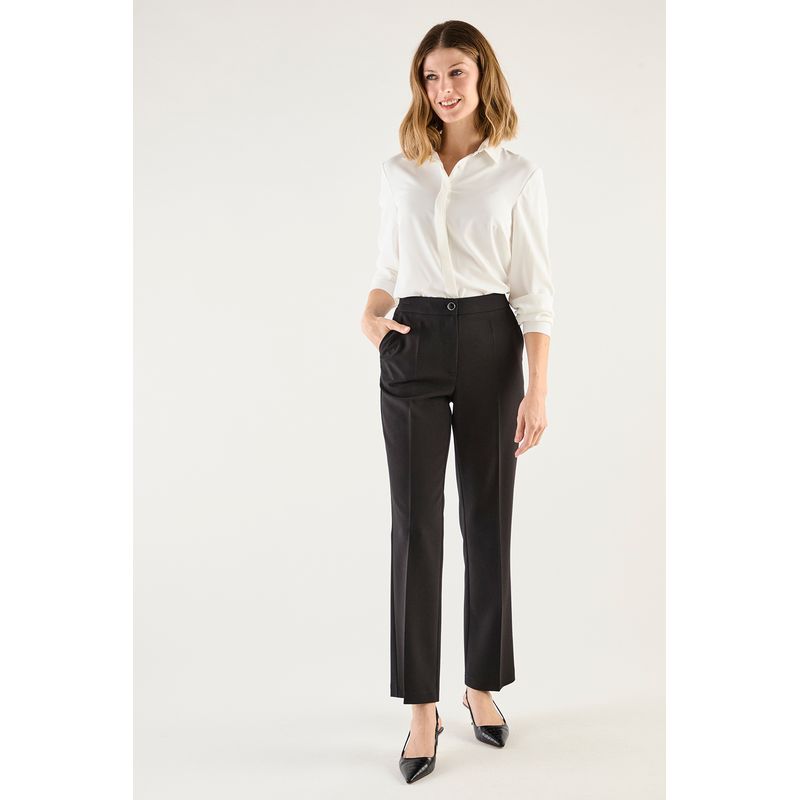 MA GRIFFE - Pantalon Negro Mujer Magriffe