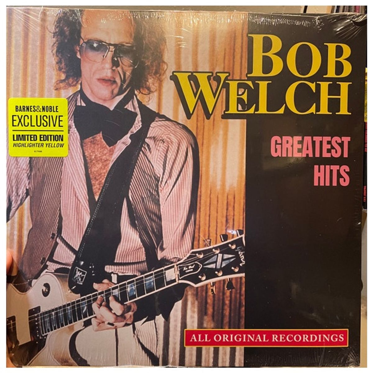 HITWAY MUSIC - BOB WELCH - GREATEST HITS HIGHLIGHTER YELLOW VINYL - VINILO
