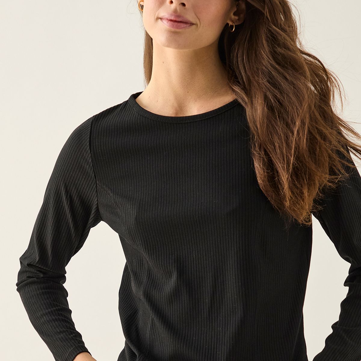 ASH - Polera Manga Larga Negro Mujer Ash