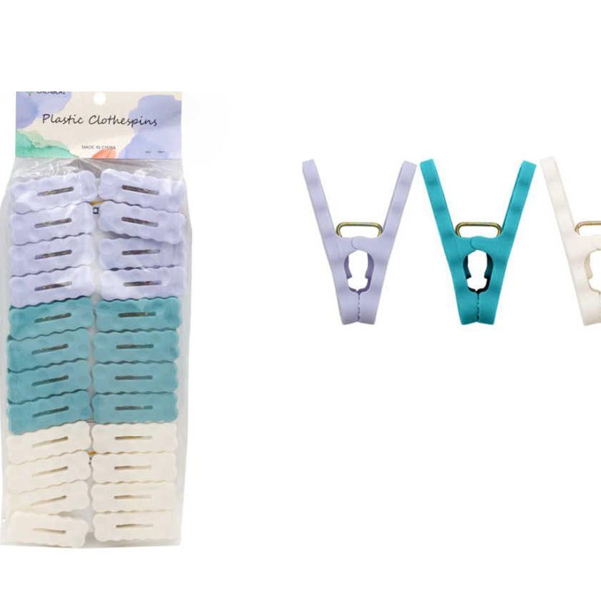 GENERICO - Pinza de Ropa 24 piezas