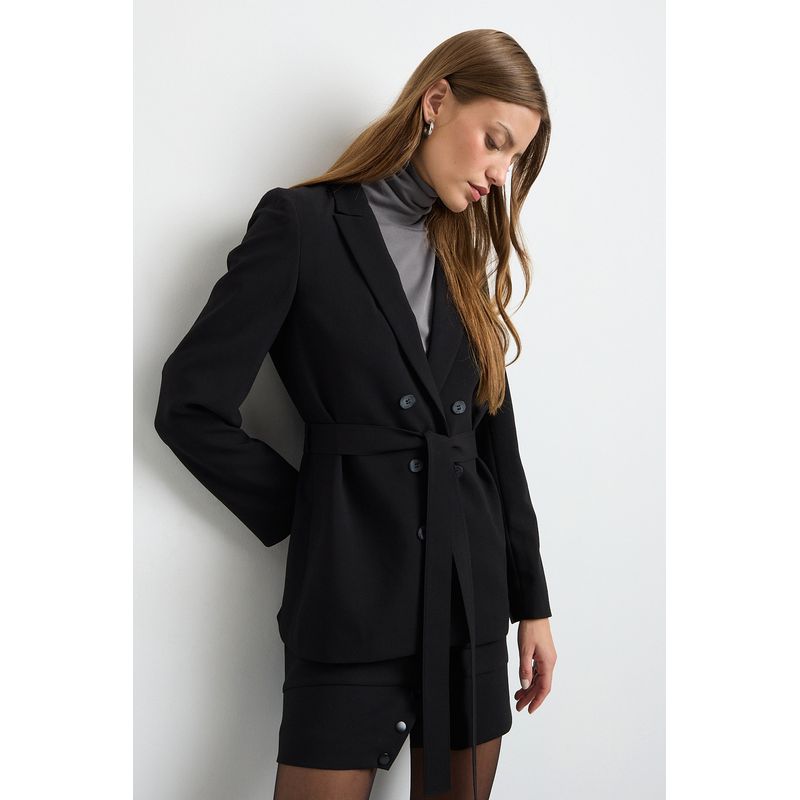 IO - Blazer Negro Mujer Io