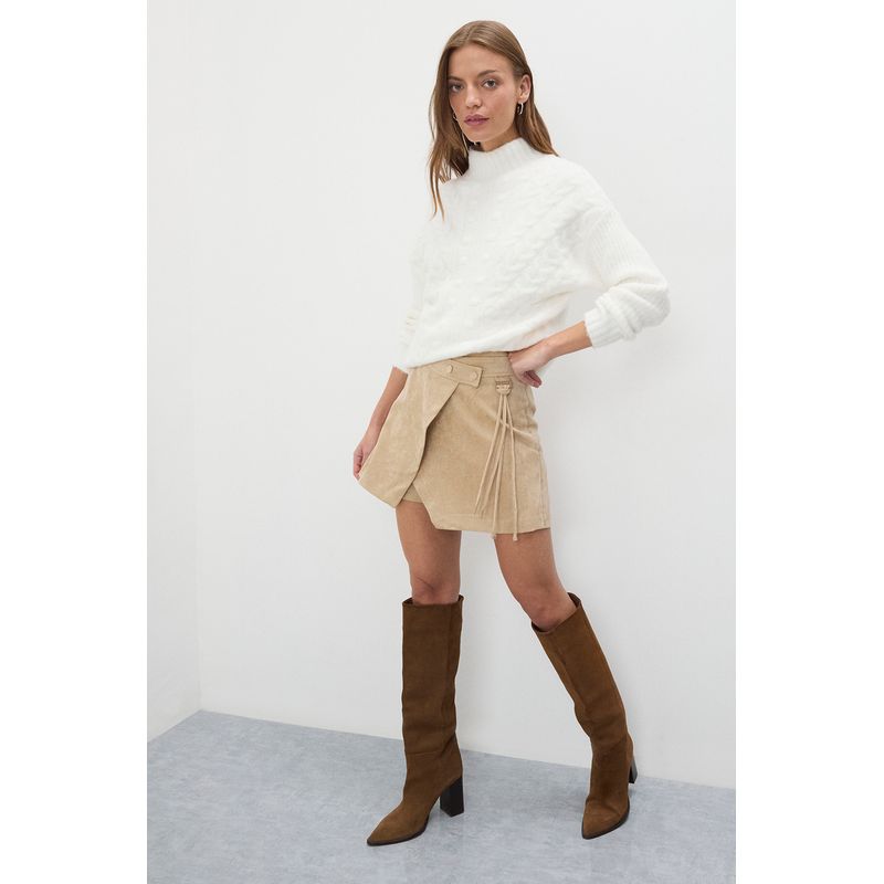 IO - Short Beige Mujer Io