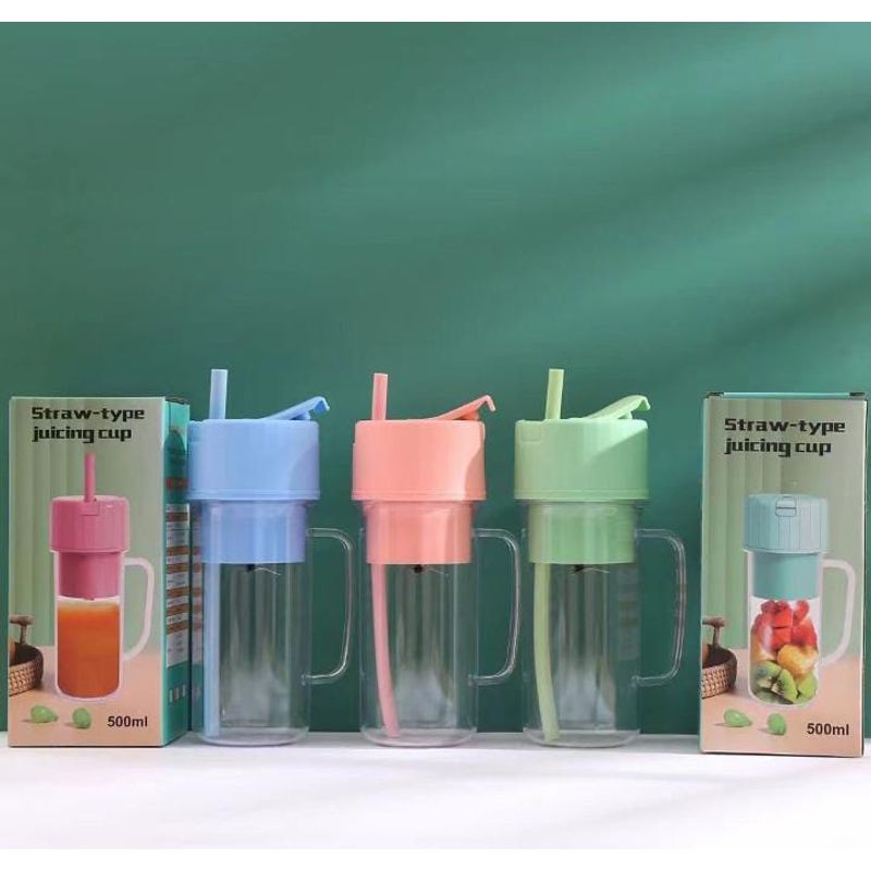 GENERICO - MINI LICUADORA VASO JUGUERA PORTATIL USB LUCES