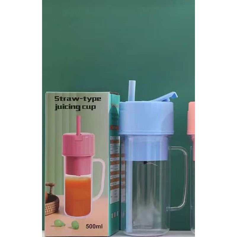 GENERICO - MINI LICUADORA VASO JUGUERA PORTATIL USB LUCES