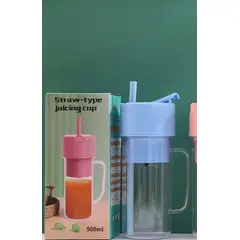GENERICO - MINI LICUADORA VASO JUGUERA PORTATIL USB LUCES
