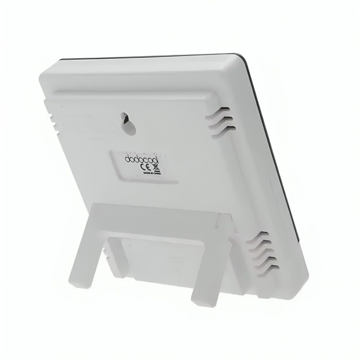 GENERICO - Termómetro Higrómetro Ambiental Reloj  Alarma.