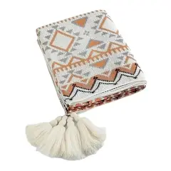 GENERICO - Manta Decorativa Tejida Para Sillon Piecera Cama Bohemia