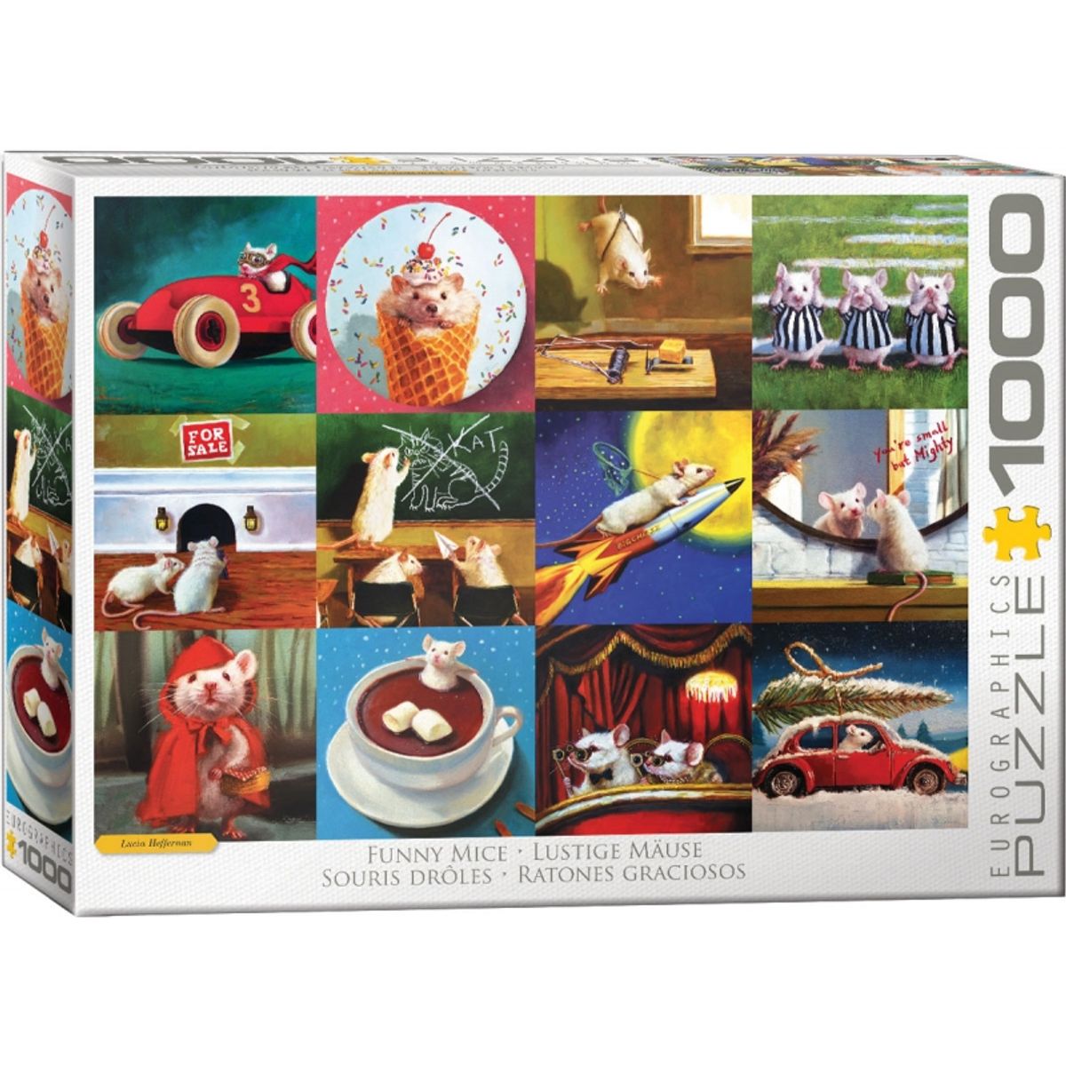 EUROGRAPHICS - EUROGRAPHICS 6000-5695 FUNNY MICE BY LUCIA HEFFERNAN PUZZLE