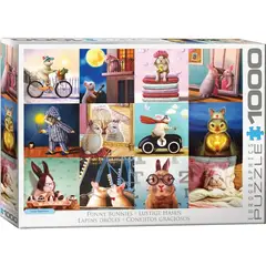 EUROGRAPHICS - 6000-5693 FUNNY BUNNIES BY LUCIA HEFFERN PUZZLE