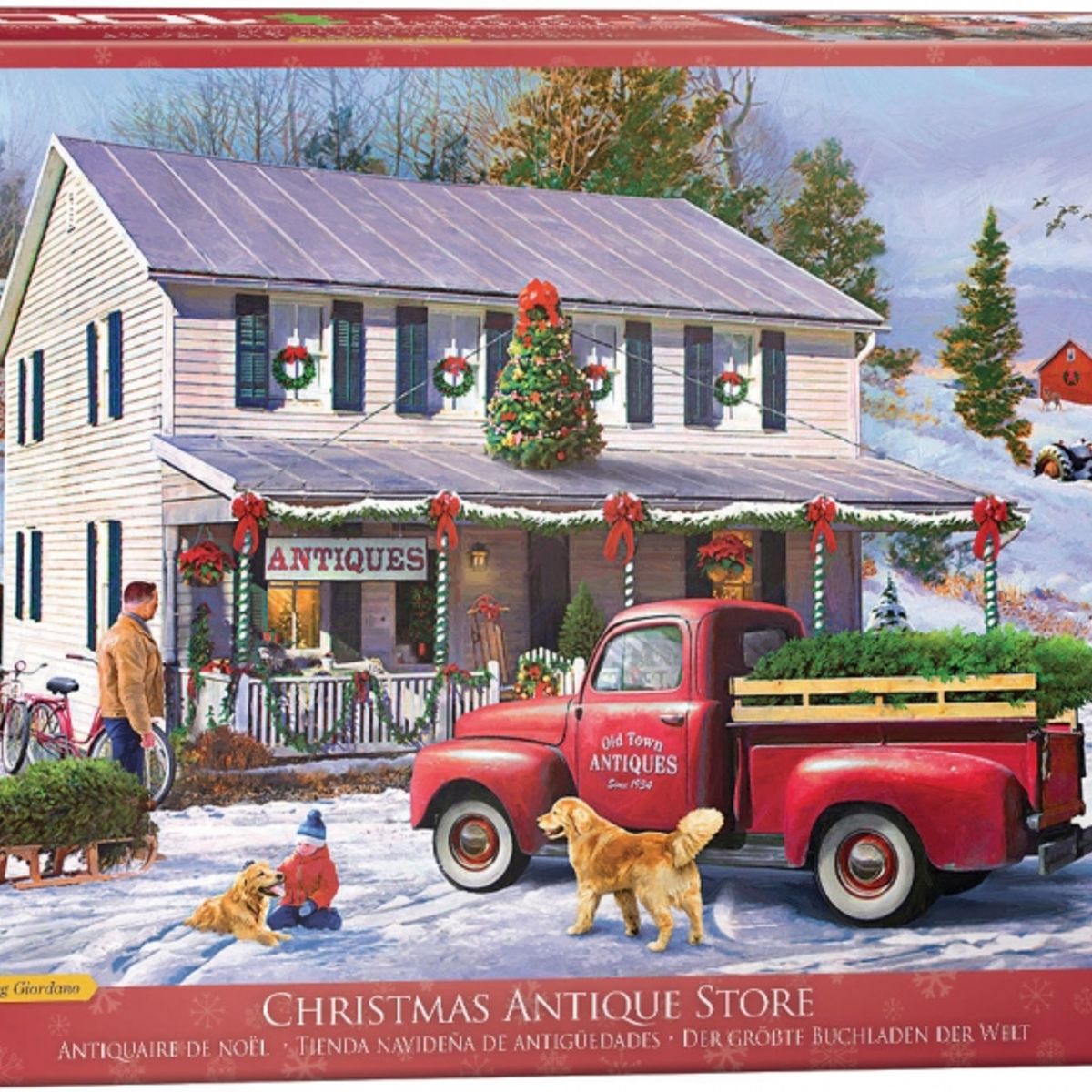 EUROGRAPHICS - EUROGRAPHICS 6000-5544 ANTIQUE CHRISTMAS STORE PUZZLE 1000