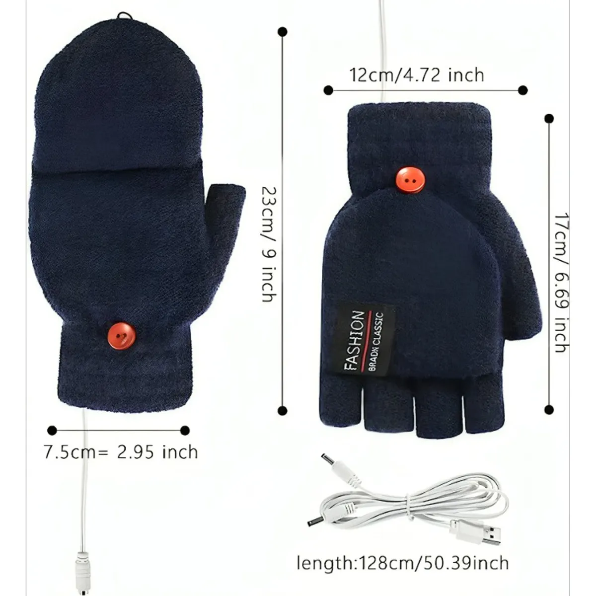 GENERICO - Guantes Calefactores Con Conexion Usb Calentador De Manos