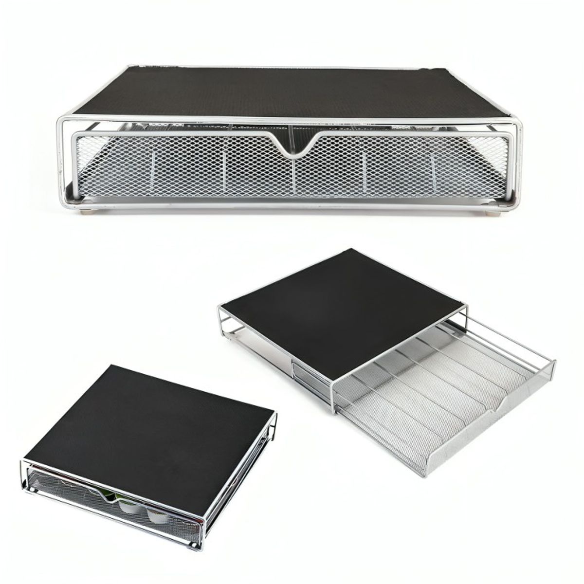 GENERICO - Porta Cápsulas De Café Organizador Estante Cajón 36u