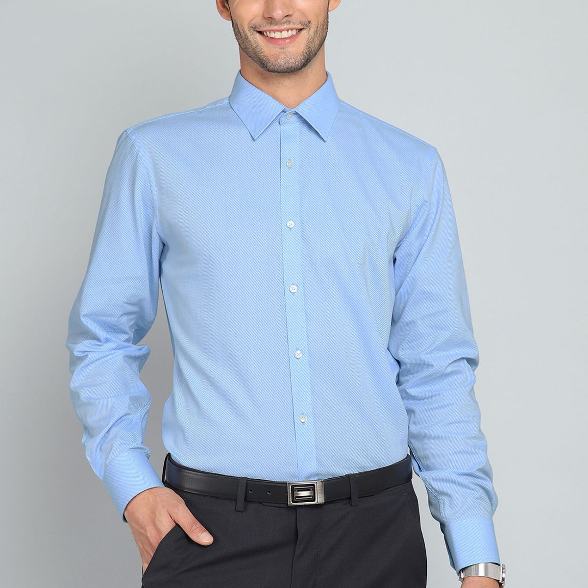 ARROW - Camisa Hombre Arrow Formal Rayas Spandex Slim Fit ARROW