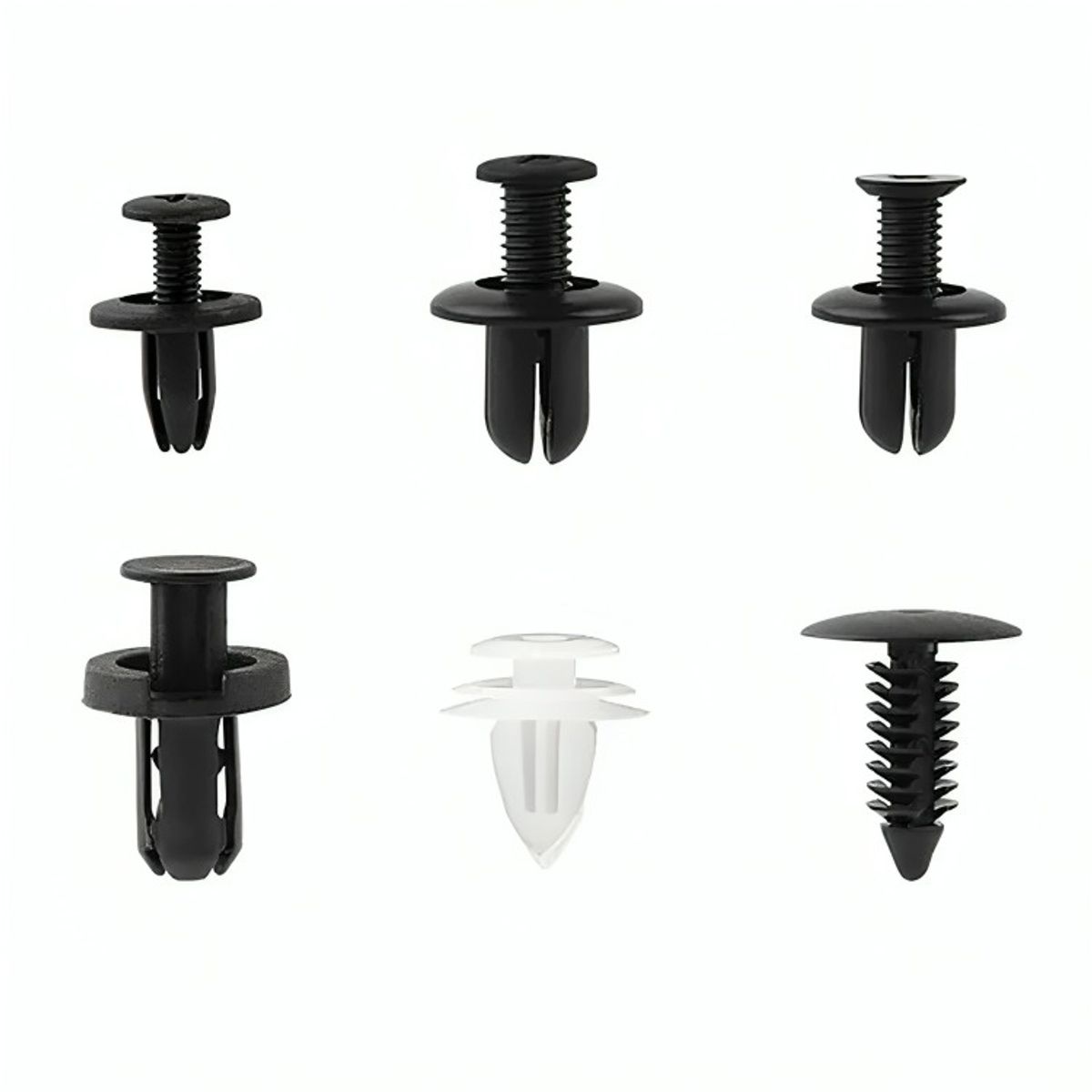 GENERICO - Clip Broche Automotriz Reparación 100 Pzs Mas Herramientas