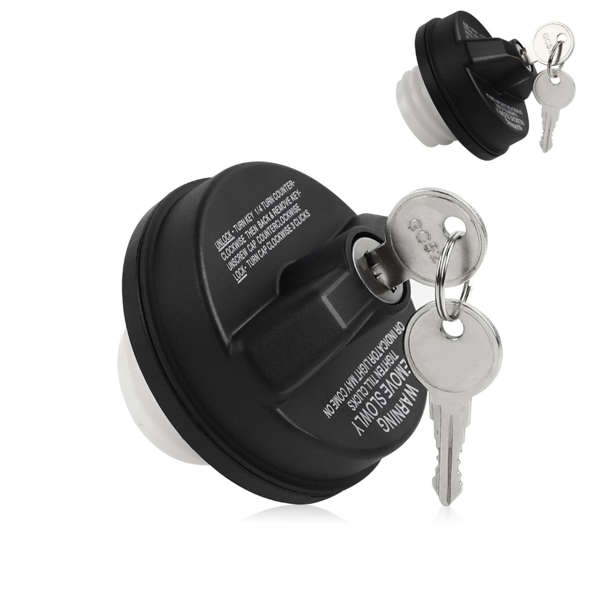 GENERICO - Tapa De Bencina Con Dos Llaves Universal