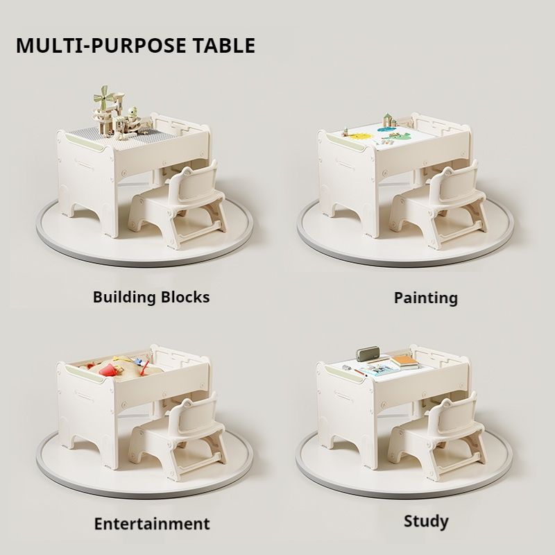GENERICO - Mesa Multifuncional 4 en 1, incluye silla