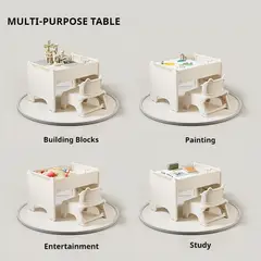 GENERICO - Mesa Multifuncional 4 en 1, incluye silla