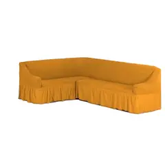 GENERICO - Funda Cubre Sofá Tipo L Color MOSTAZA Algodón Turco 100% Original