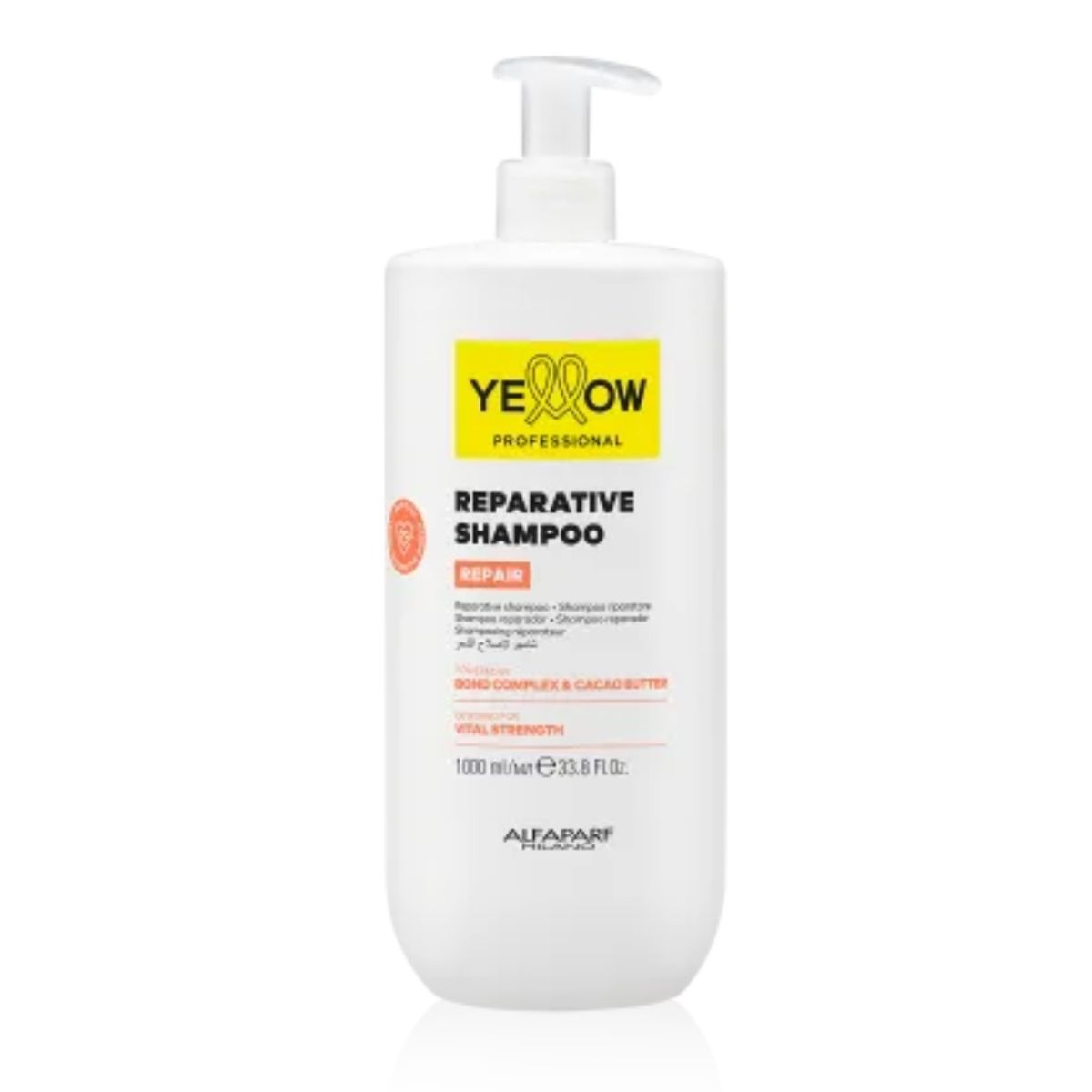 ALFAPARF MILANO - SHAMPOO ALFAPARF YELLOW REPARACIÓN CACAO 1000 ML