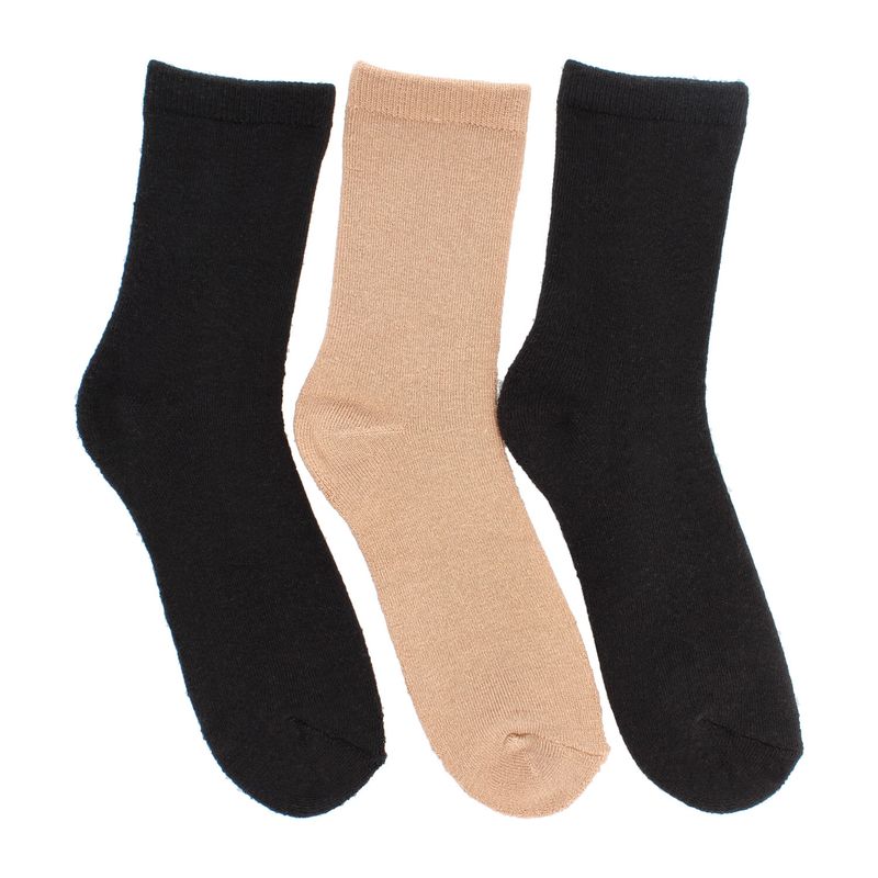 BATA - Calcetines Mujer Bata 3Pack Thick Basic Multicolor