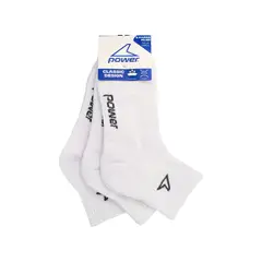 POWER - Calcetines Hombre Tripack Classic Mn White