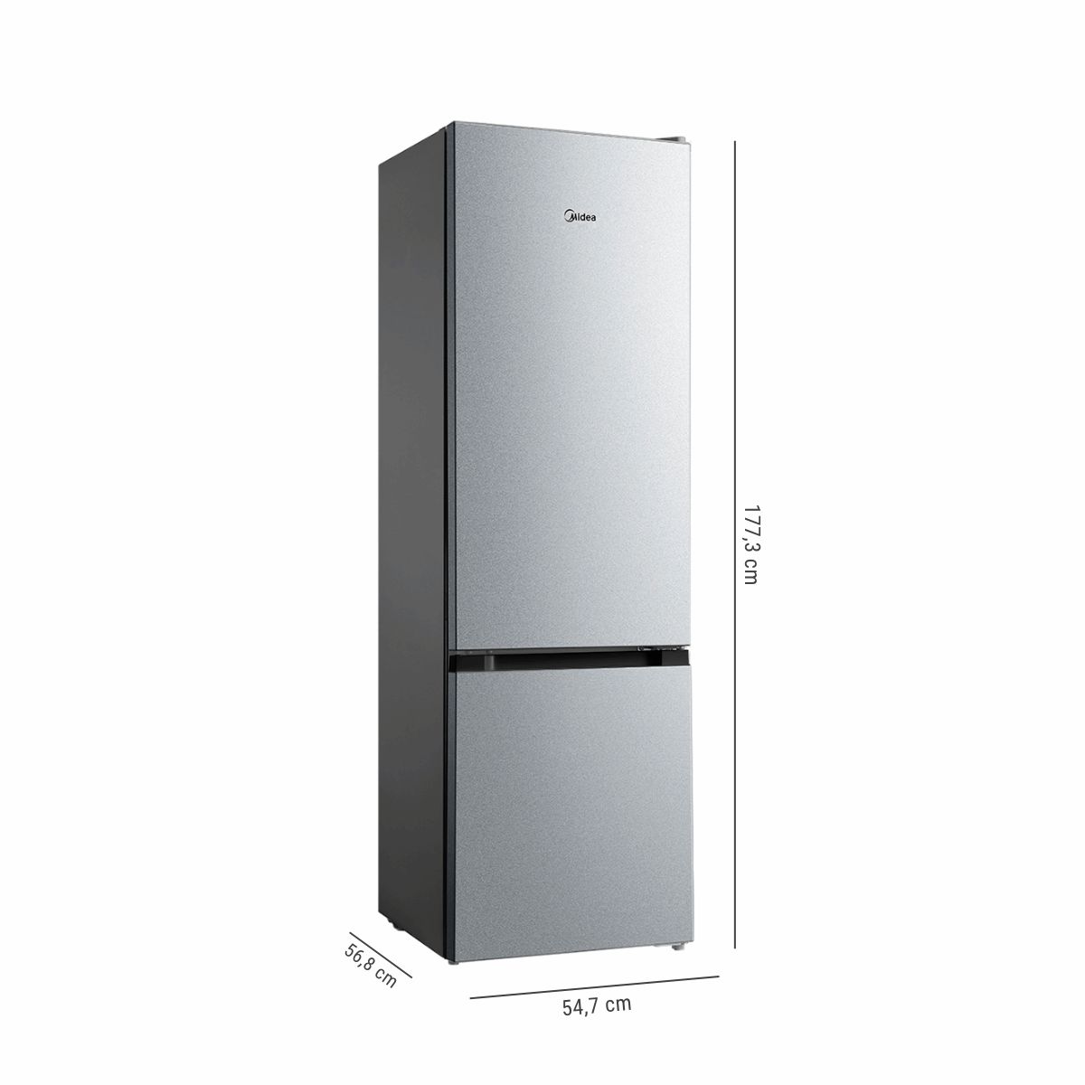 MIDEA - Refrigerador Bottom Freezer Frío Directo 259 Litros-OpenBox