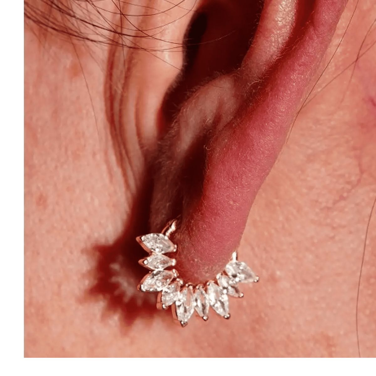 ELBAULDEJUMA - Piercing Septum daith every Sunrise Plata fina 925 Bañado de oro 18k