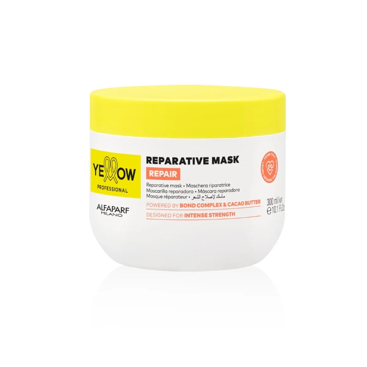 ALFAPARF MILANO - MASCARILLA  ALFAPARF YELLOW REPARACIÓN CACAO 300 ML