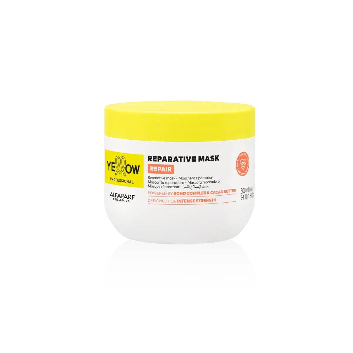 ALFAPARF MILANO - MASCARILLA  ALFAPARF YELLOW REPARACIÓN CACAO 300 ML