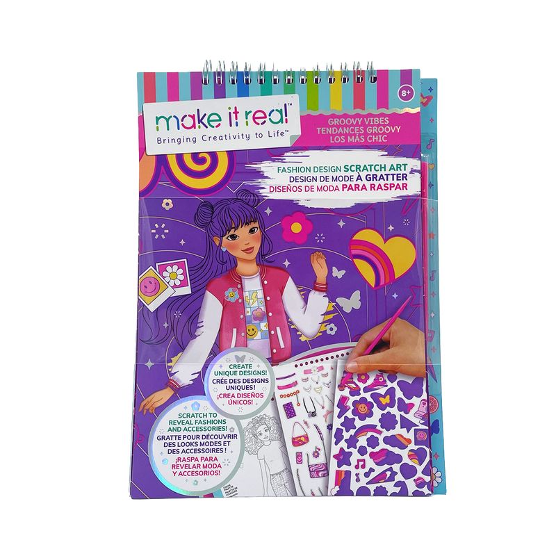 MAKE IT REAL - Libro Scratch Art Diseño de Modas Make It Real