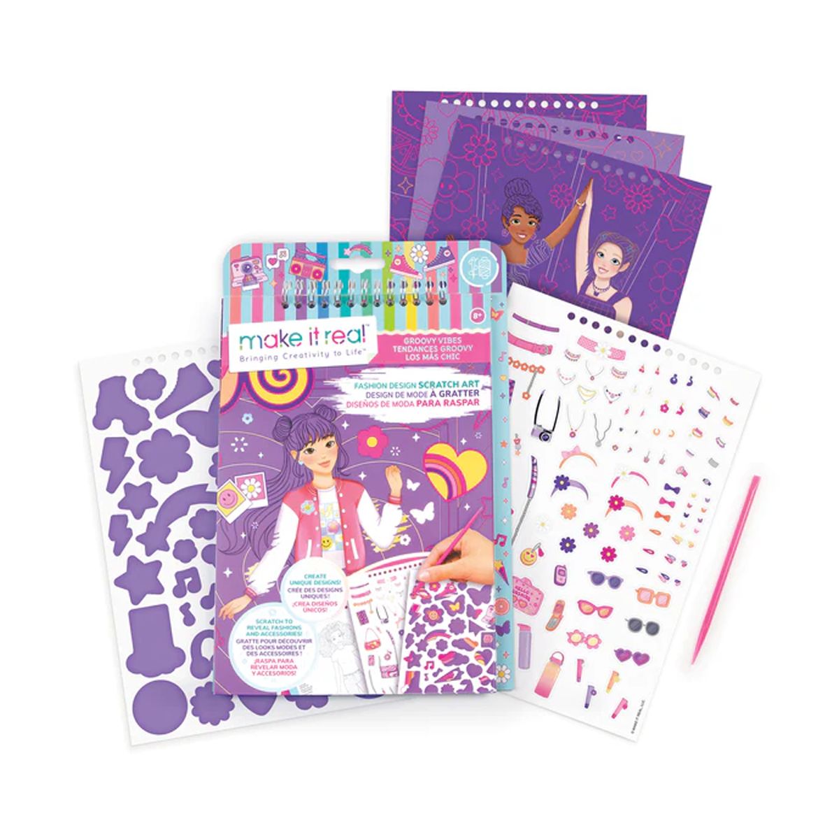 MAKE IT REAL - Libro Scratch Art Diseño de Modas Make It Real