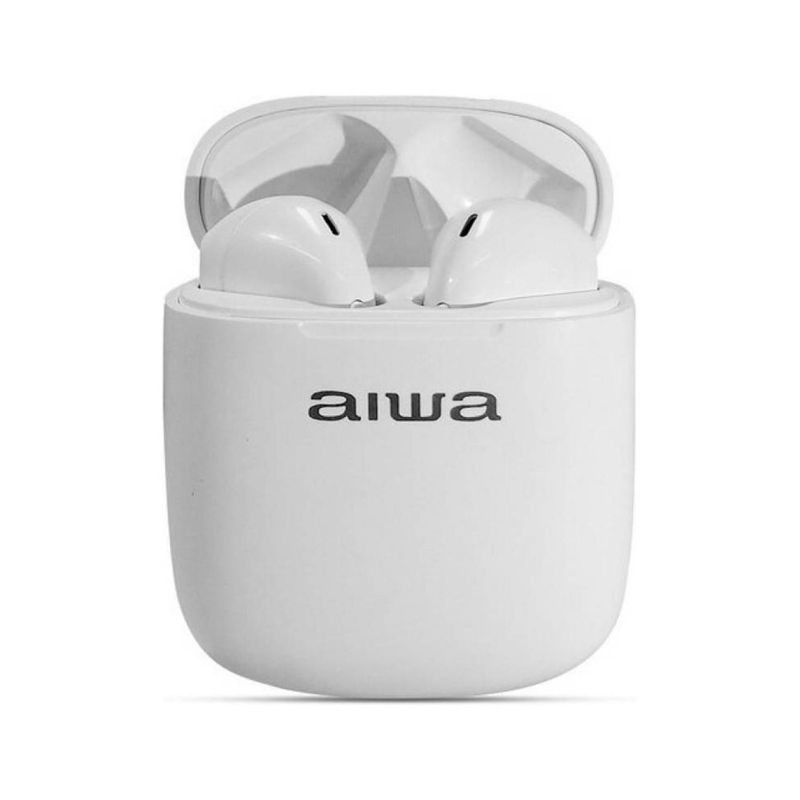 AIWA - Audifonos Bluetooth Recargables TWS InEar Blanco AWTWSD1