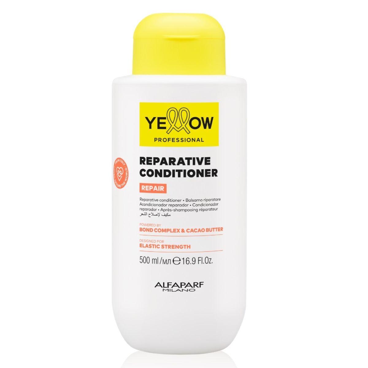ALFAPARF MILANO - ACONDICIONADOR ALFAPARF YELLOW REPARACIÓN CACAO 500 ML